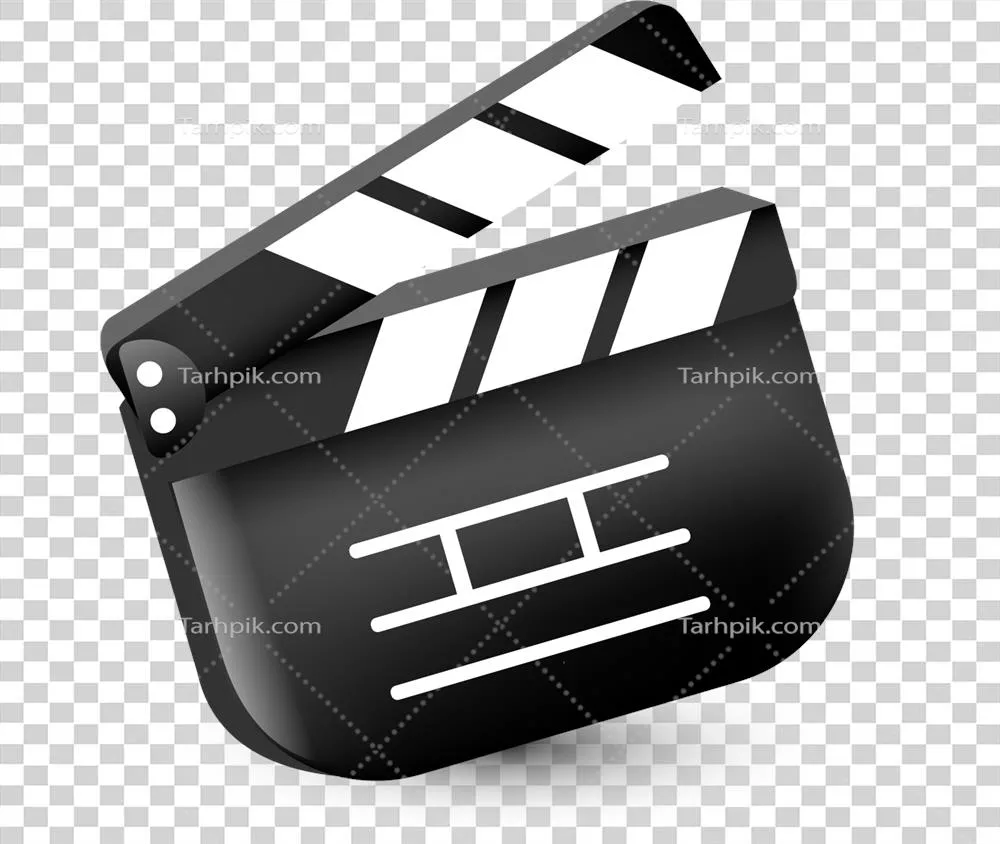 عکس دوربری عناصر گرافیکی جذاب برای بنر سینما به سبک سه بعدی