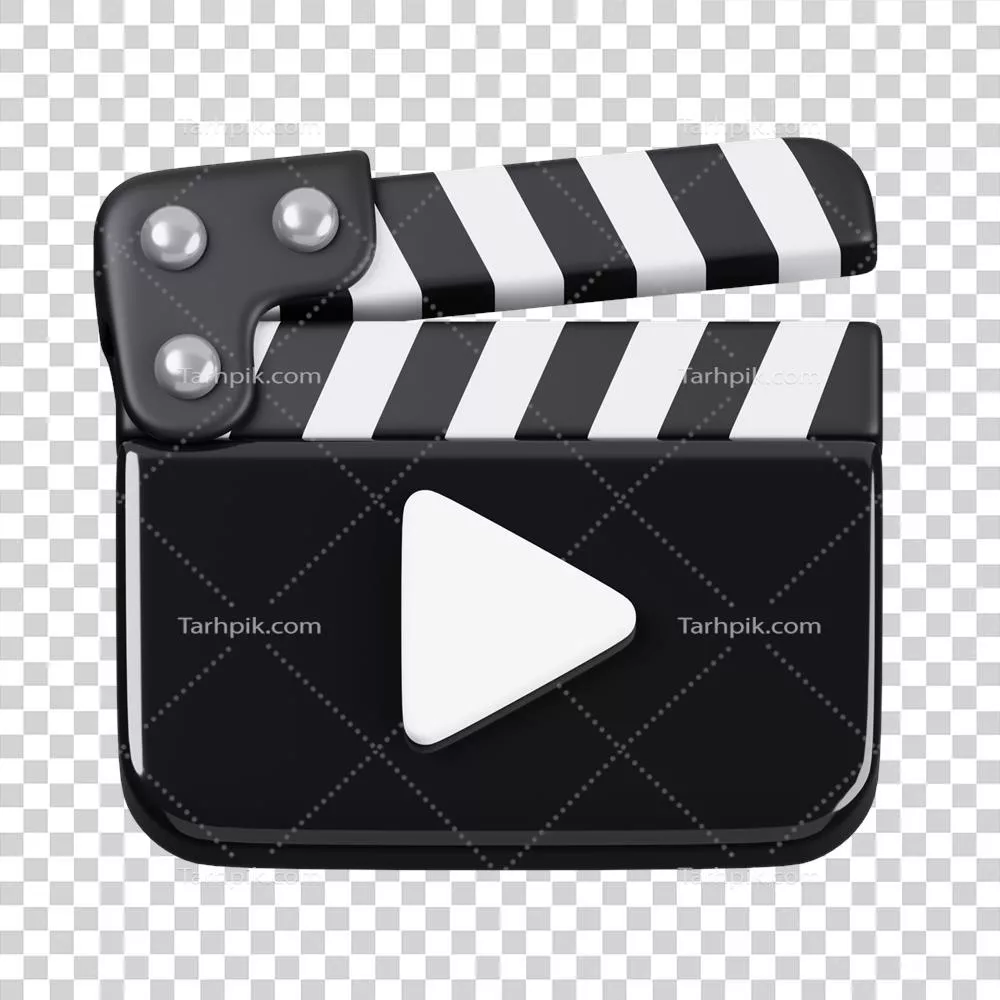 عکس دوربری مجموعه آیکون های عمومی و سه بعدی برای پلیر ویدیو به صورت جداگانه