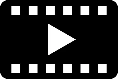 عکس دوربری آیکون نوار فیلم برای طراحی وب سایت و اپلیکیشن شما