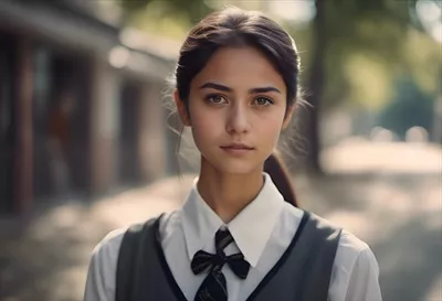 عکس پرتره ای زیبا از یک زن جوان جذاب با چهره ای دلربا و رمانتیک