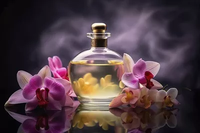 عکس عطر و رایحه دلپذیر از گل های ارکیده نرم و زیبا