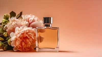 عکس عطر زیبا در کنار گل ها: تصویرسازی هنری و خلاقانه