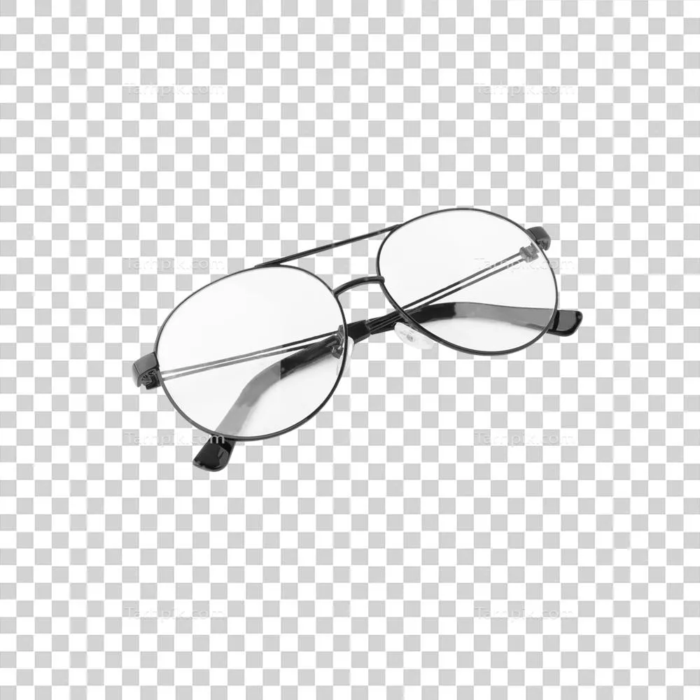 عکس دوربری فایل برش خورده عینک با کیفیت بالا برای استفاده در طراحی ها