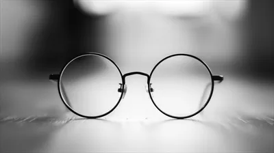 عکس عینک های هوشمند تولید شده با هوش مصنوعی بر روی پس زمینه ای ساده