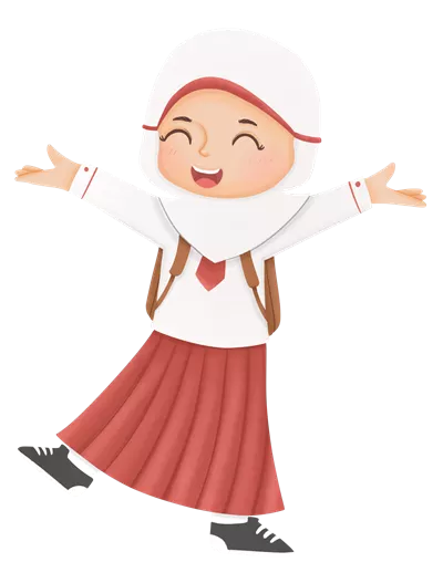 عکس دوربری تصویری از یک دانش آموز دبستانی در حال یادگیری و بازی