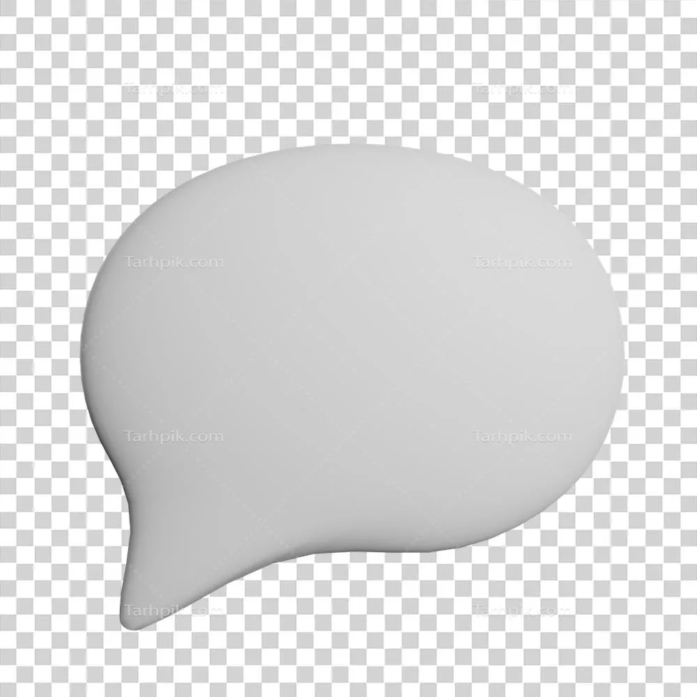 عکس دوربری الگوی گفتگوی حبابی برای طراحی رابط کاربری جذاب و مدرن