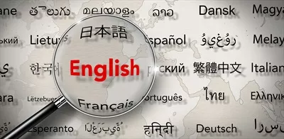 عکس مفهوم آموزش زبان و ترجمه با استفاده از ابر کلمات