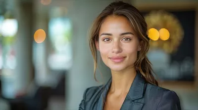 عکس زنی با دستان قفل شده در حالت ایستاده، خلق شده با هوش مصنوعی