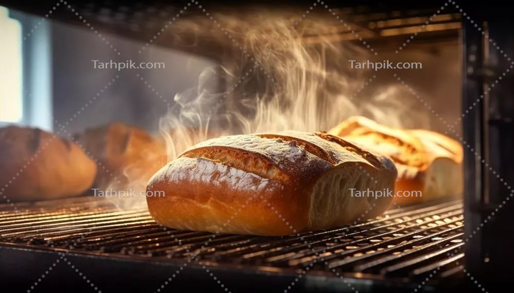 عکس نان تازه پخته شده؛ غذایی گرم و سرشار از خوبی های طبیعی