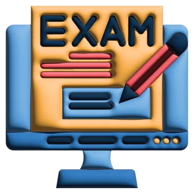 عکس دوربری تصویری سه بعدی از آزمون در محیط یادگیری آنلاین
