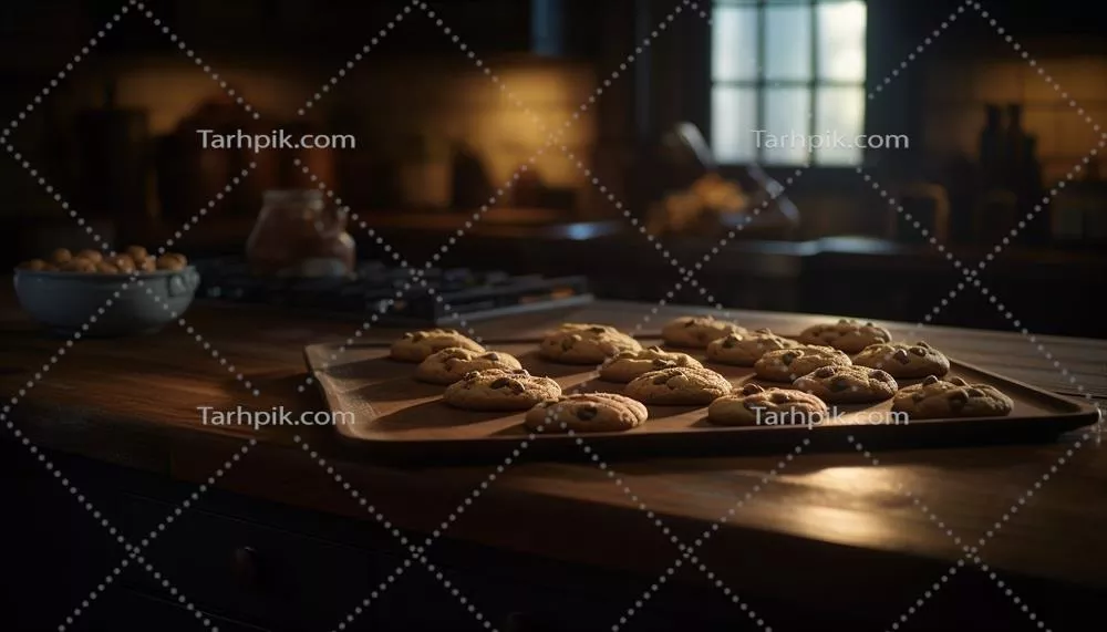 عکس طرز تهیه کوکی های شکلاتی خانگی خوشمزه و ساده برای همه