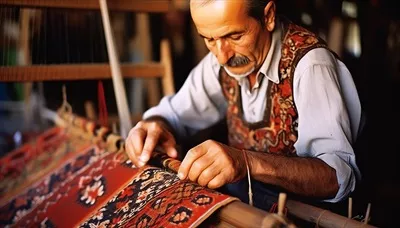 عکس مردی در حال تعمیر ساعت در کارگاه، نمایی از دقت و هنر