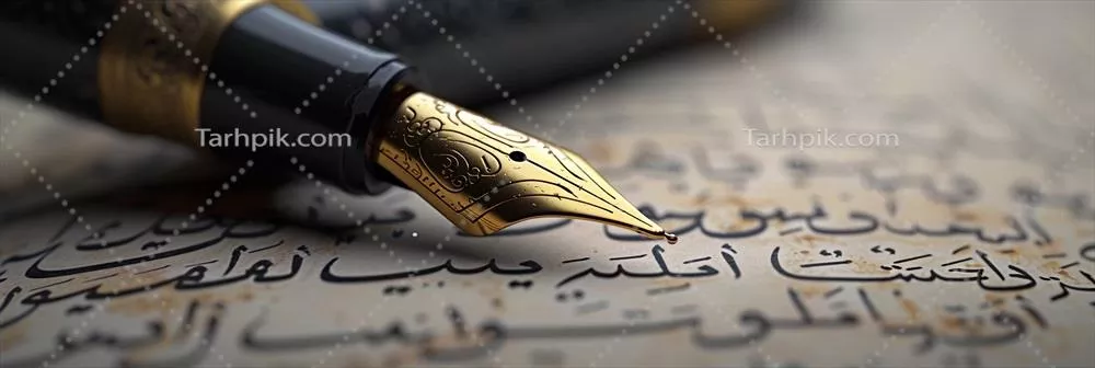 عکس پس زمینه ای از خطاطی باستانی تولید شده توسط هوش مصنوعی