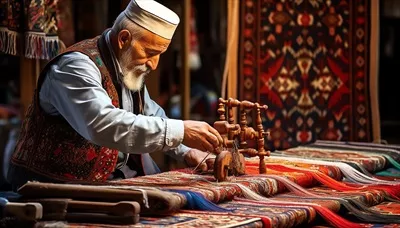 عکس تصویری زیبا از ترکیب رنگ های قرمز، آبی و زرد به صورت هنری