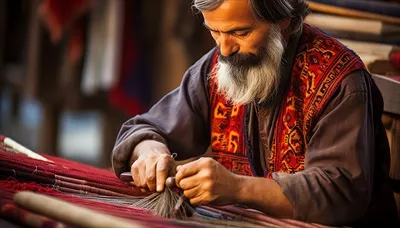 عکس تصویری زیبا از ترکیب رنگ های قرمز، آبی و زرد به صورت هنری