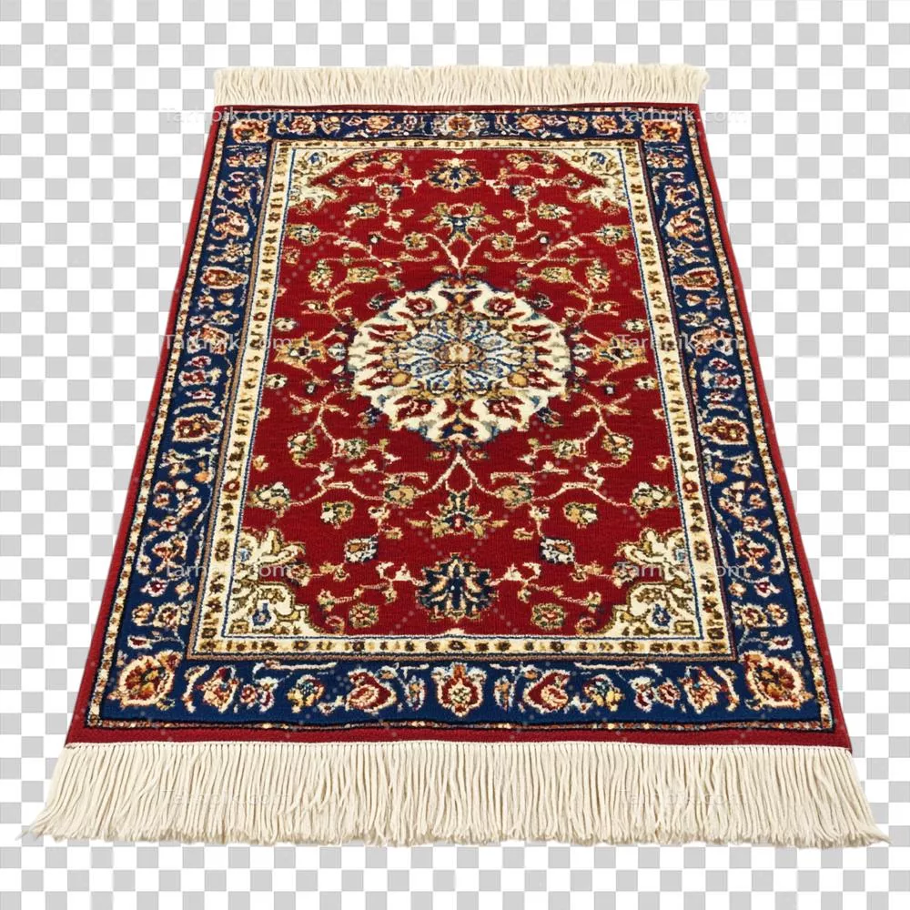 عکس دوربری فرش نماز ویژه ماه رمضان با طراحی زیبا و پس زمینه شفاف