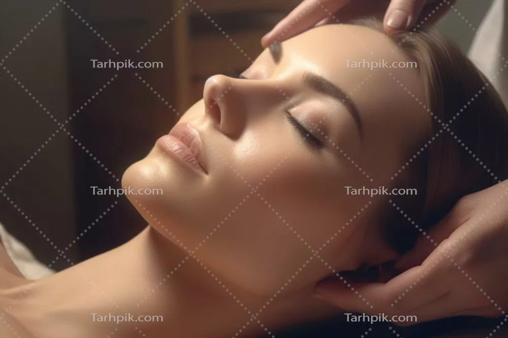 عکس ماساژ صورت برای زنان در سالن اسپای زیبایی با تکنیک های مدرن
