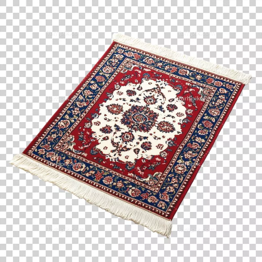 عکس دوربری فرش نماز ویژه ماه رمضان با طراحی زیبا و پس زمینه شفاف