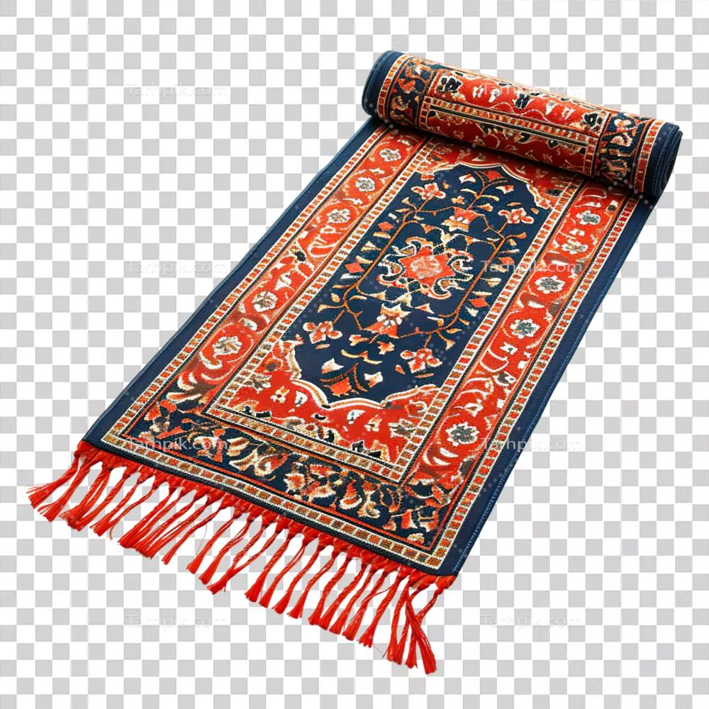 عکس دوربری مجموعه ویژه رمضان با طراحی رنگی قرمز و آبی برای دعا و نیایش