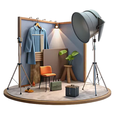 عکس دوربری عکاسی خلاقانه و زیبا با تنظیمات استودیو حرفه ای و برش های خاص