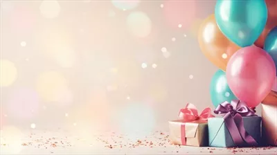 عکس جشن تولد شاد و رنگارنگ با دکوراسیون زیبا و جذاب