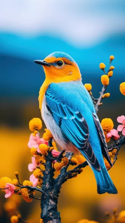 عکس تصویری زیبا و نادر از پرنده ای خاص در آمریکای شمالی