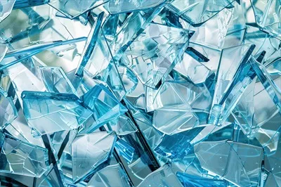 عکس تجلی زیبایی در بافت شیشه شکسته برای طراحی و پس زمینه های طبیعی و انتزاعی