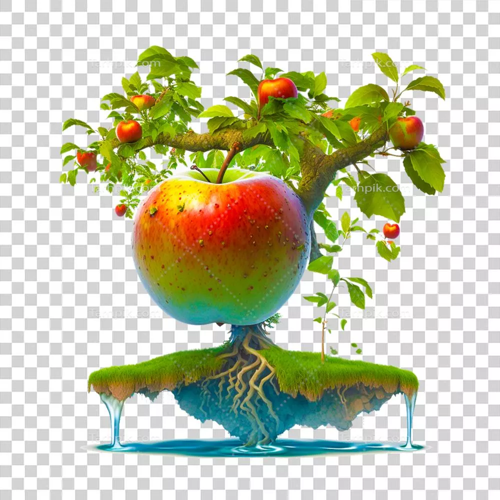 عکس دوربری درخت سیب: نماد زیبایی و طراوت در باغ های ایرانی