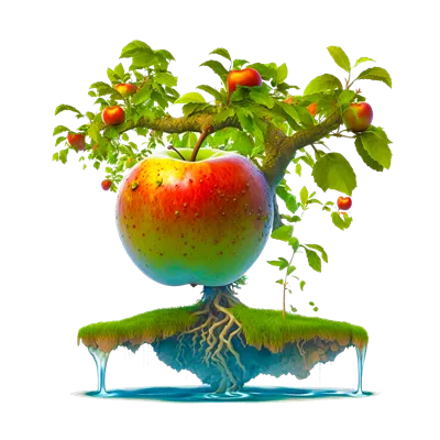 عکس دوربری درخت سیب: نماد زیبایی و طراوت در باغ های ایرانی