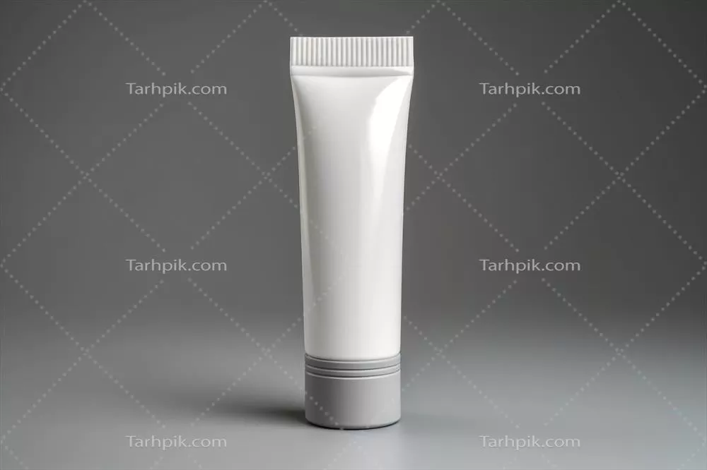 عکس نمونه ای از لوله کرم سفید با طراحی مدرن و جذاب
