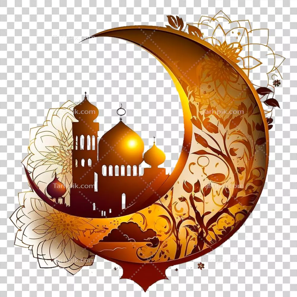 عکس دوربری تصویری زیبا از مسجد در ماه رمضان با طراحی خاص و جذاب