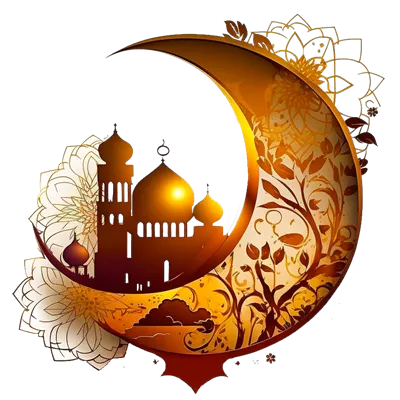 عکس دوربری تصویری زیبا از مسجد در ماه رمضان با طراحی خاص و جذاب