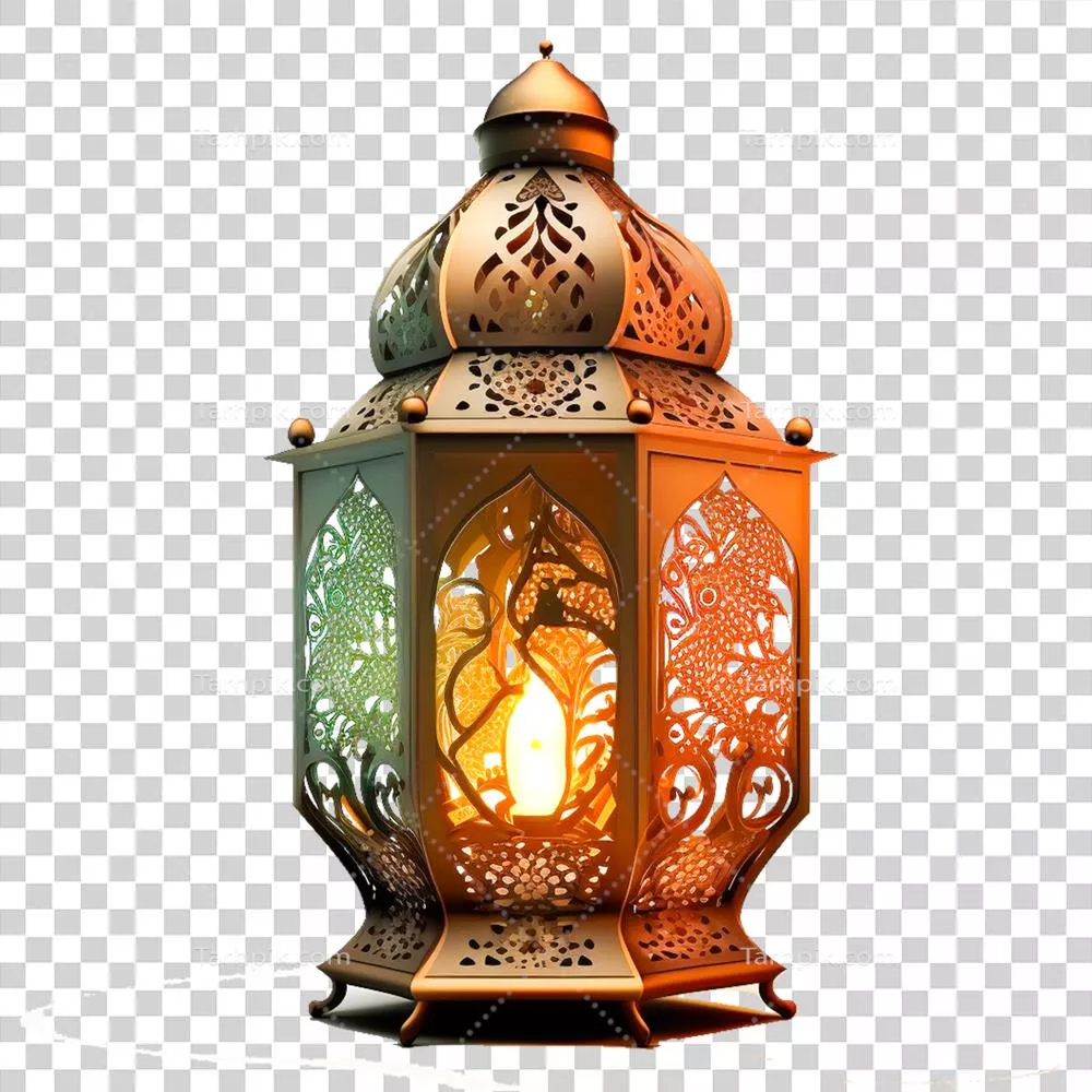 عکس دوربری چراغ رمضان کریم: نماد نور و برکت در ماه مبارک رمضان