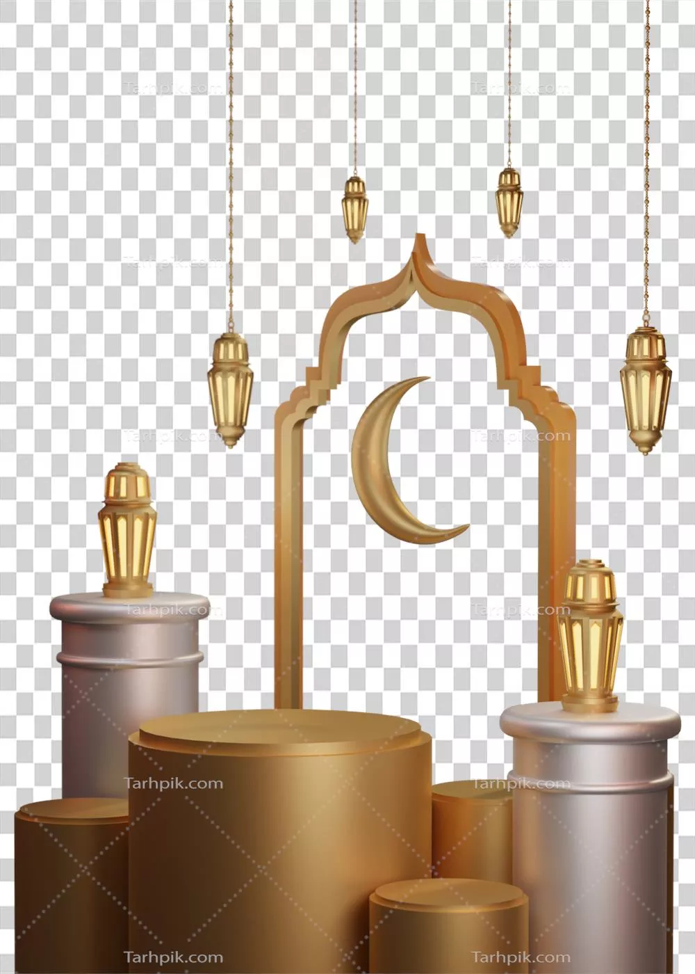 عکس دوربری تصویر سه بعدی زینتی ویژه ماه رمضان با طراحی منحصر به فرد