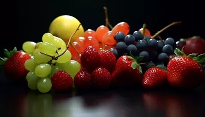 عکس تجربه ای دلپذیر از طعم های تازه و طبیعی در دسرهای گورمت با توت های آبدار