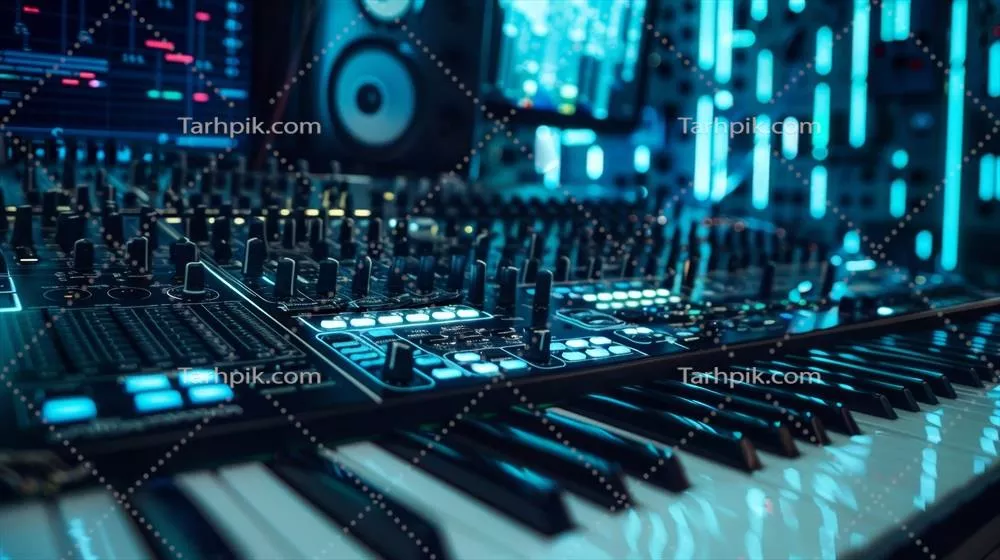 عکس ترکیب بی نظیر صداها با استفاده از نمونه ها و سینت سایزرها در یک آهنگ
