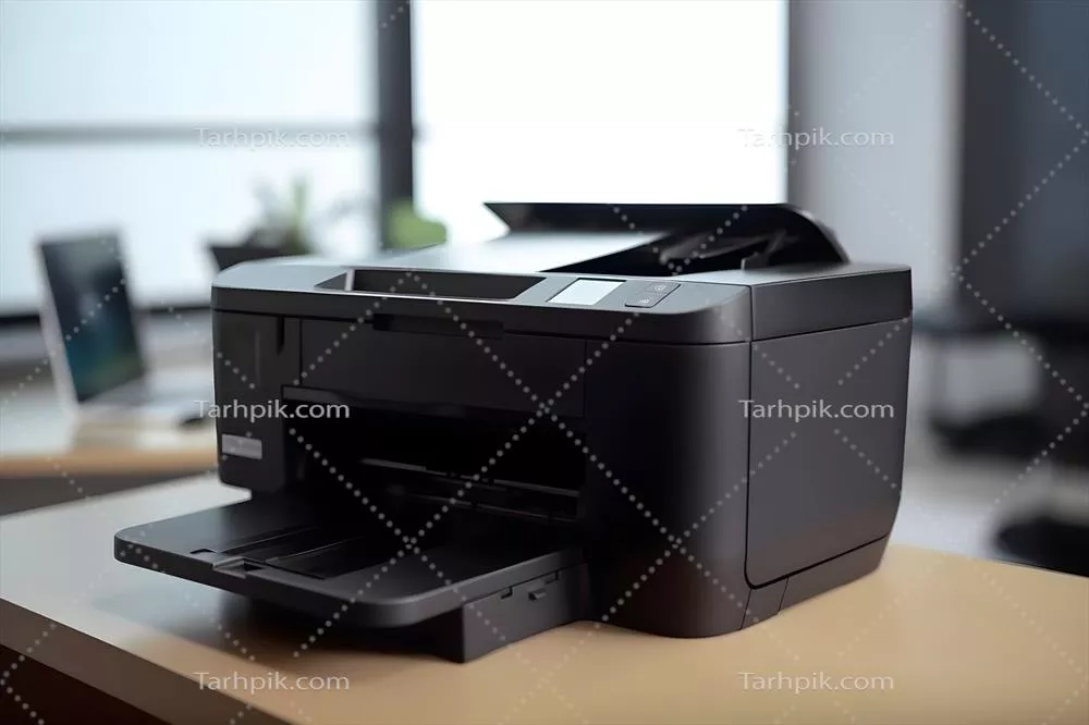 عکس پرینتر، کپی و اسکنر مدرن برای استفاده در محیط های اداری
