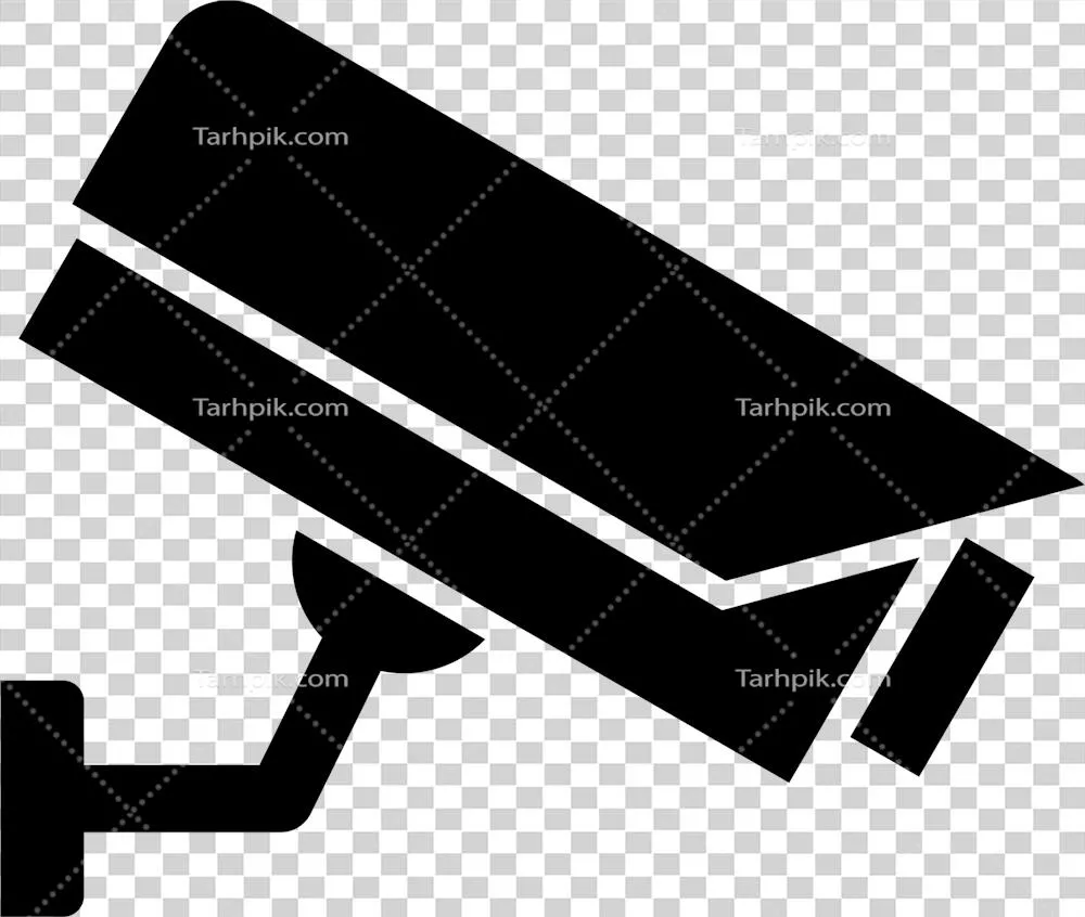عکس دوربری آیکون دوربین امنیتی برای طراحی گرافیکی و وب سایت ها و اپلیکیشن های موبایل