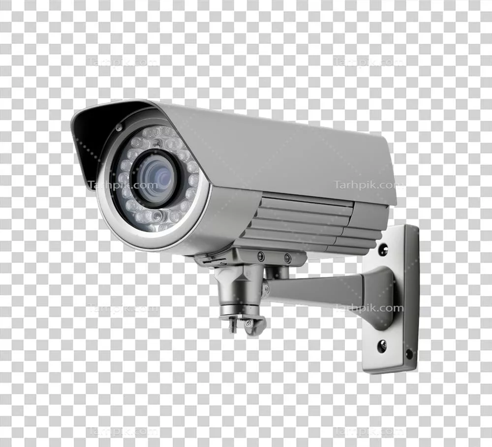 عکس دوربری دوربین مداربسته با کیفیت بالا برای نظارت و امنیت محیط