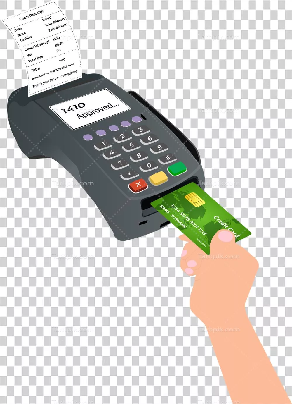 عکس دوربری دستگاه خواننده کارت اعتباری: ابزاری برای تسهیل پرداخت های آنلاین