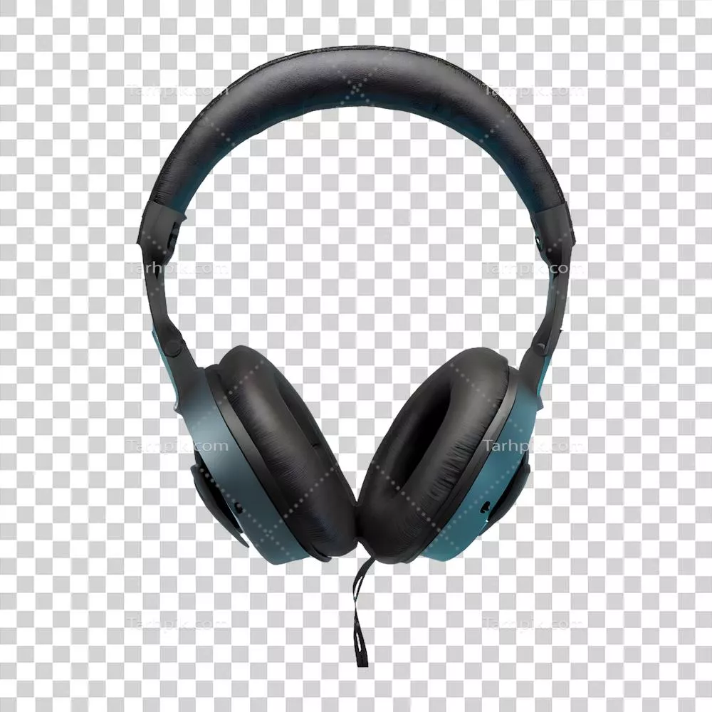 عکس دوربری هدست گیمینگ زیبا و مدرن با طراحی منحصر به فرد و پس زمینه شفاف