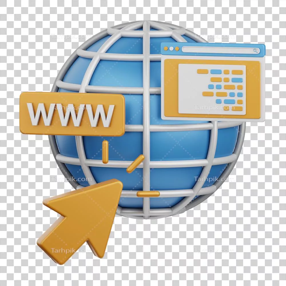 عکس دوربری تصویری سه بعدی از طراحی وب و برنامه نویسی برای توسعه نرم افزار