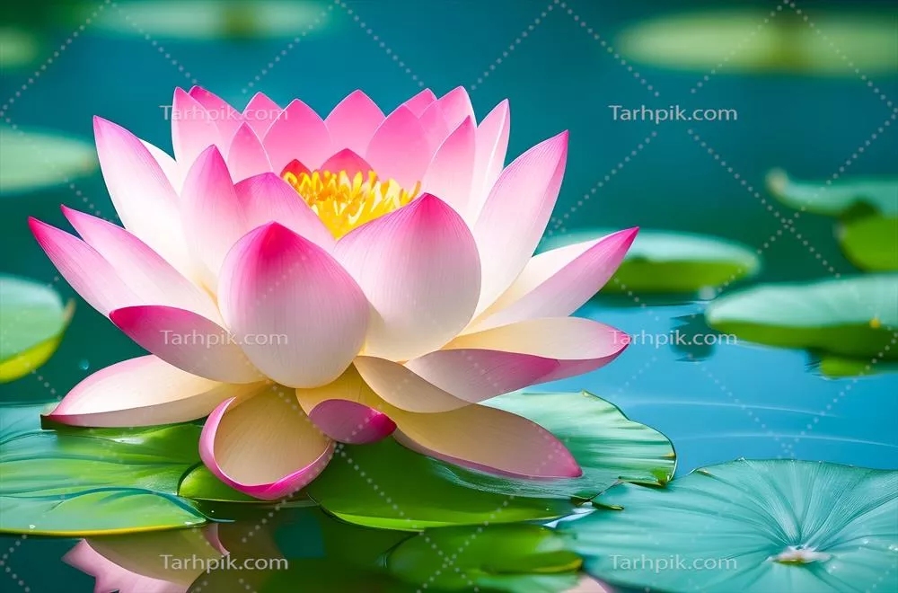 شکوفه زهره صورتی به زیبایی ایندرتیوی در حال شکوفا شدن است