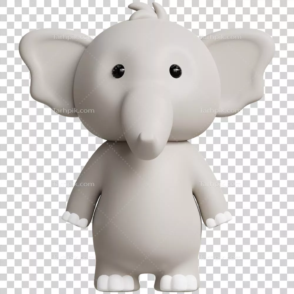 تصاویر سهبعدی زیبا و بامزه از فیلها و دیگر حیوانات