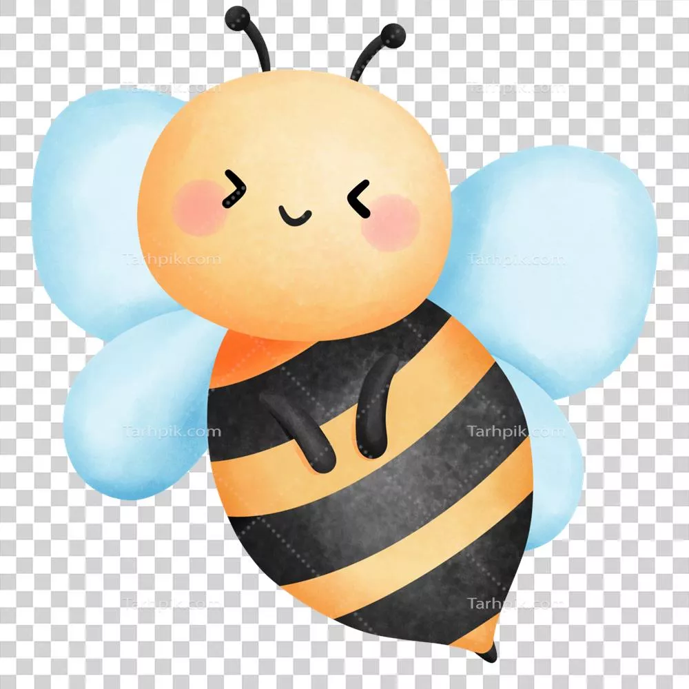 طرح آبرنگ زنبور عسل دست‌ساز و زیبا برای فصل‌های بهار و تابستان