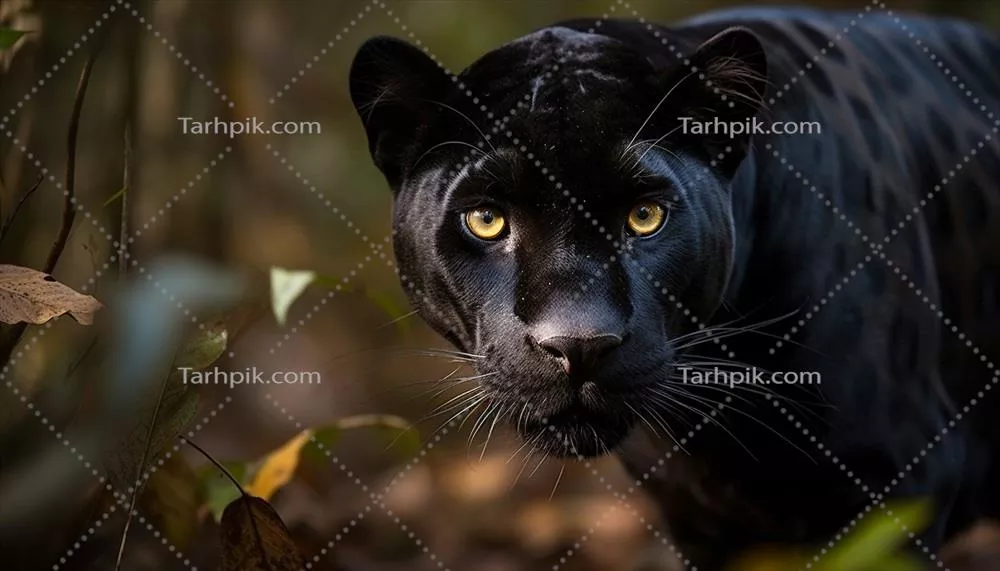 ببر بنگالی نشسته در چمن با چشمان هوشیار و حساس به محیط
