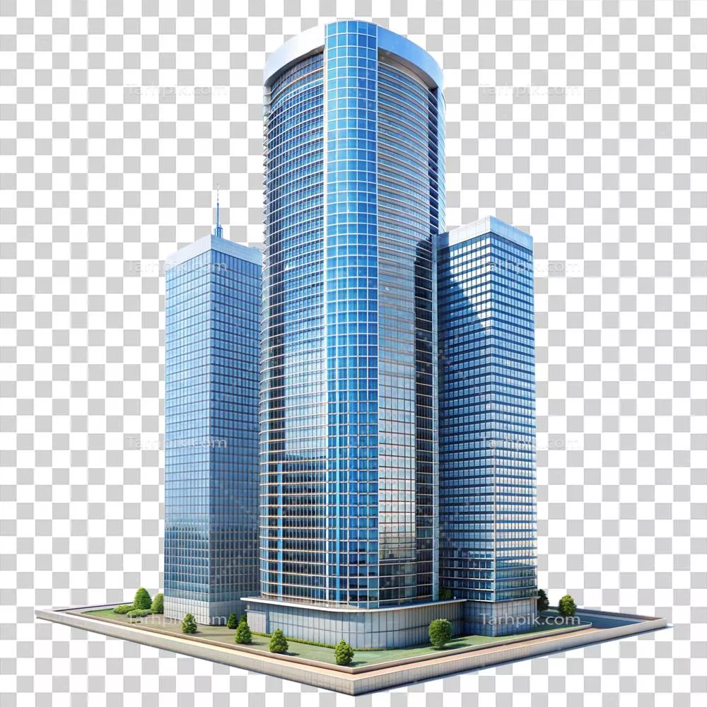 آسمانخراشهای مدرن در منطقه تجاری: نمادهای توسعه شهری