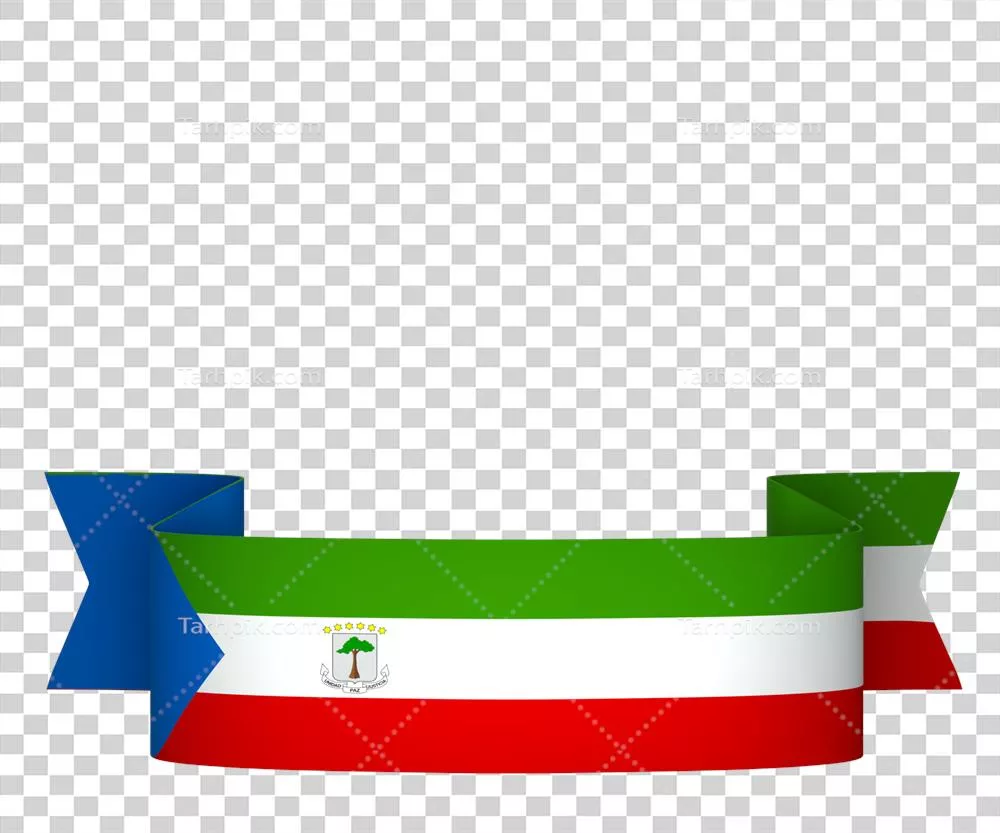 طراحی عنصر پرچم گینهاستوایی برای بنر روز استقلال ملی