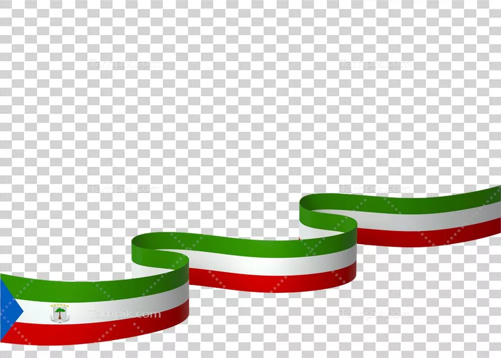 طراحی عناصر پرچم گینه استوایی برای روز ملی استقلال