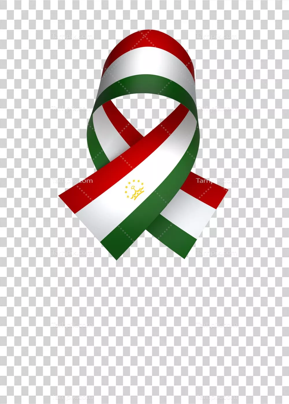 طراحی المان پرچم تاجیکستان برای بنر روز استقلال ملی